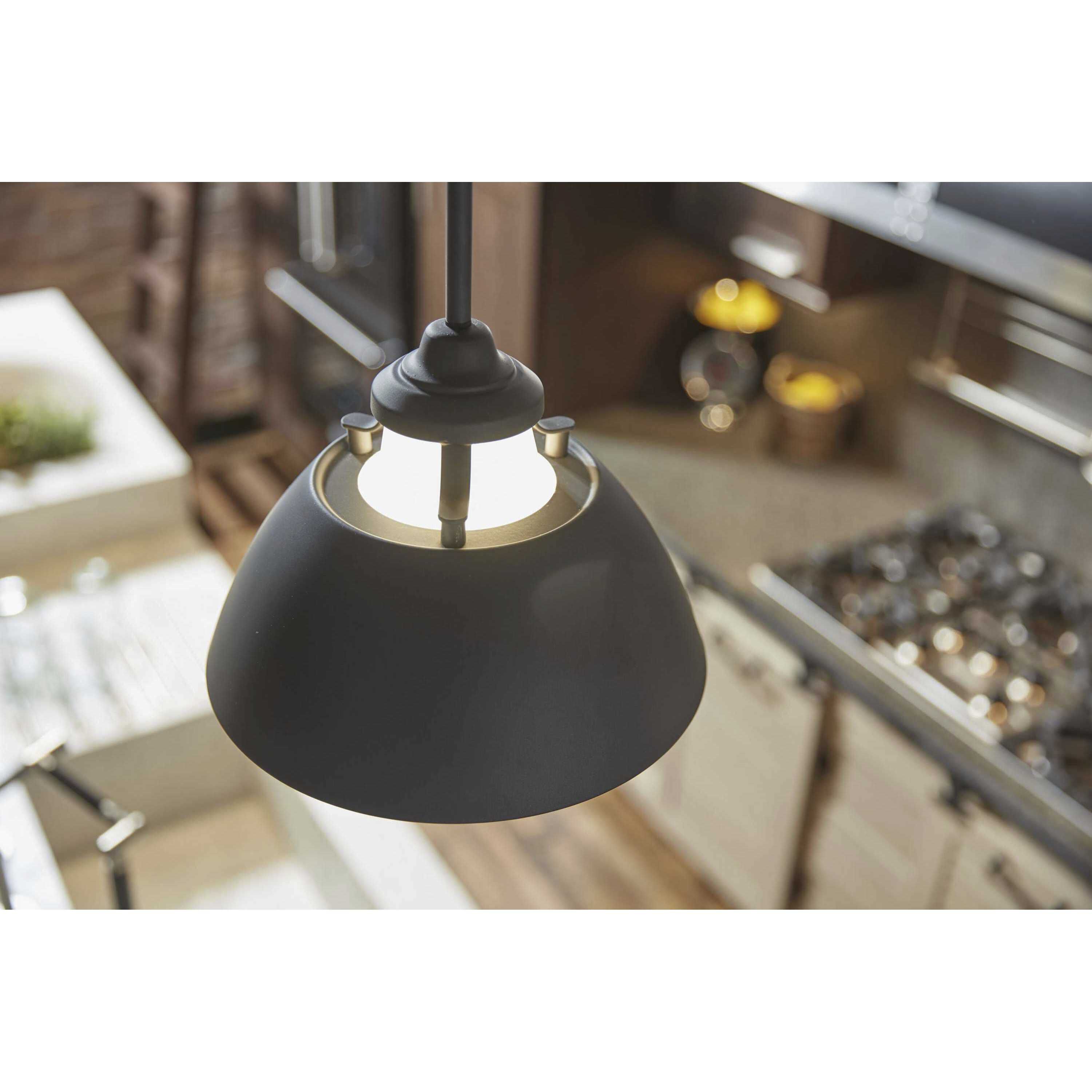 Carbon 1 Light Graphite Pendant Ceiling Light, Design Series